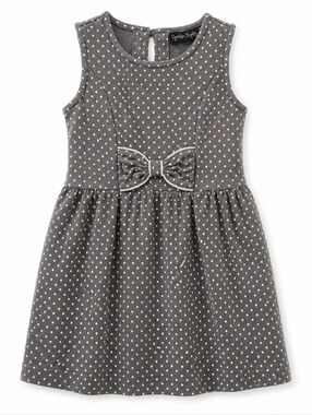 5/$35 Cynthia Rowley Girls Gray Polka Dot Dress – Size 5
